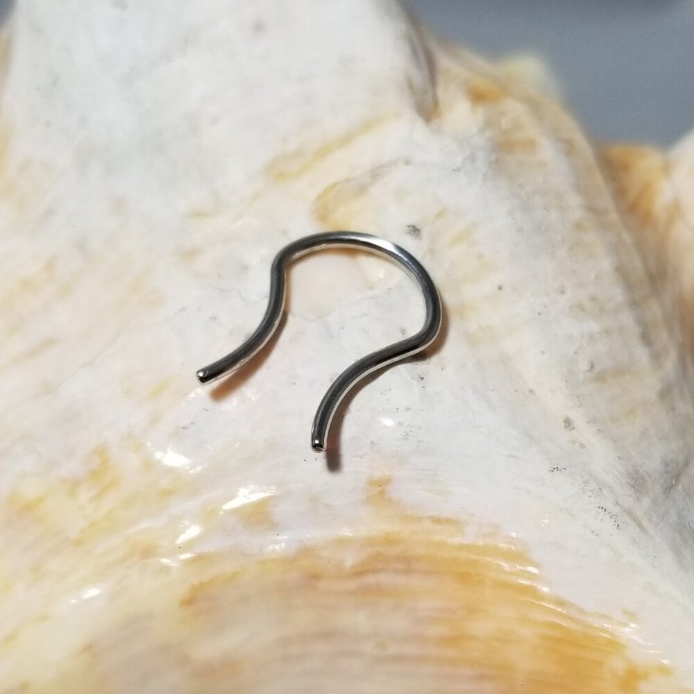 16G Surgical steel septum retainer ring NWT